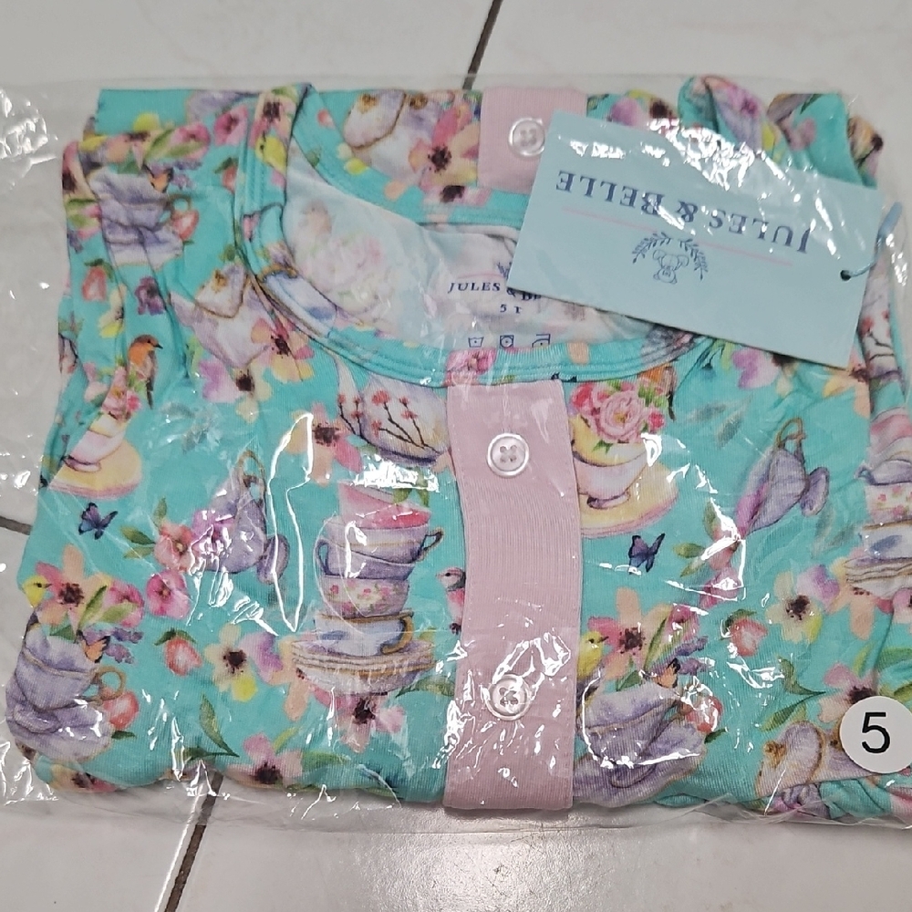 Jules and Belle tea party dress 5t